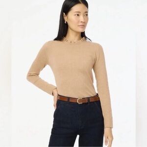 J. Crew Tan Long Sleeve Top